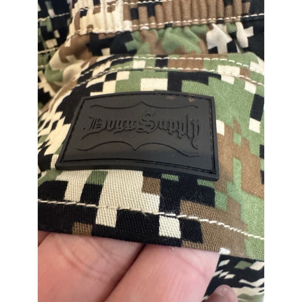 Dogg Supply Camo Short Sleeve Shirt/short– Digital Camo Button-Up Streetwear Set - Picture 7 of 7